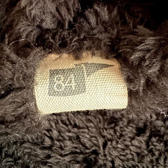 Blue 84 Fairfield Stags gray hooded teddy bear fleece 1/4 zip pullover L - Picture 6 of 10